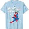 imageMarvel SpiderMan Swing In To Christmas TShirtBaby Blue
