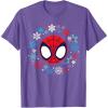 imageMarvel Spidey and His Amazing Friends Christmas Wreath TShirtPurple Heather