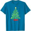 imageMarvel XMen Mutant Christmas Tree TShirtSapphire Blue