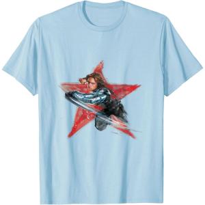 imageMarvel Avengers Bucky Barnes Winter Soldier TShirtBaby Blue