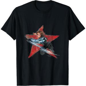 imageMarvel Avengers Bucky Barnes Winter Soldier TShirtBlack