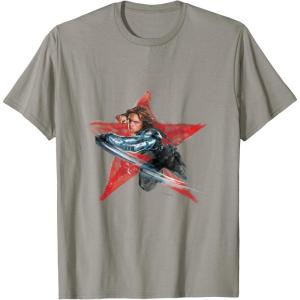 imageMarvel Avengers Bucky Barnes Winter Soldier TShirtSlate Grey