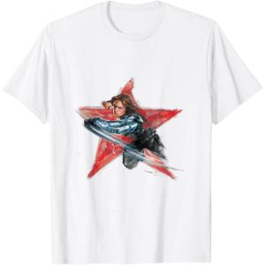 imageMarvel Avengers Bucky Barnes Winter Soldier TShirtWhite