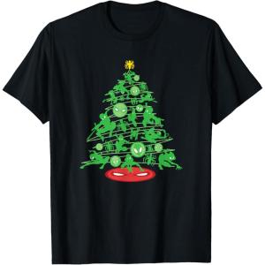 imageMarvel SpiderMan Christmas Tree Holiday TShirtBlack