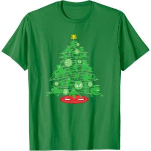 imageMarvel SpiderMan Christmas Tree Holiday TShirtKelly Green