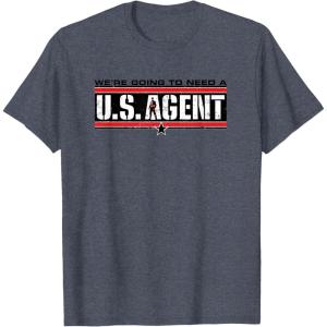 imageMarvel The Falcon and the Winter Soldier US Agent TShirtHeather Blue