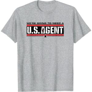 imageMarvel The Falcon and the Winter Soldier US Agent TShirtHeather Grey