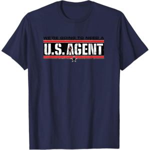 imageMarvel The Falcon and the Winter Soldier US Agent TShirtNavy Blue