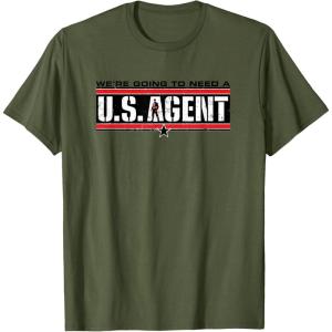 imageMarvel The Falcon and the Winter Soldier US Agent TShirtOlive Green
