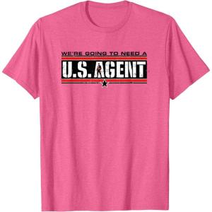 imageMarvel The Falcon and the Winter Soldier US Agent TShirtPink Heather