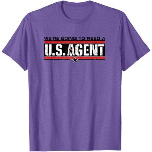 imageMarvel The Falcon and the Winter Soldier US Agent TShirtPurple Heather