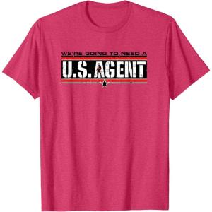 imageMarvel The Falcon and the Winter Soldier US Agent TShirtRed Heather