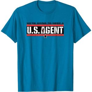 imageMarvel The Falcon and the Winter Soldier US Agent TShirtSapphire Blue