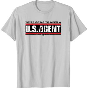 imageMarvel The Falcon and the Winter Soldier US Agent TShirtSilver Grey
