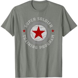 imageMarvel Winter Soldier Super Soldier Training Program TShirtOlive Heather