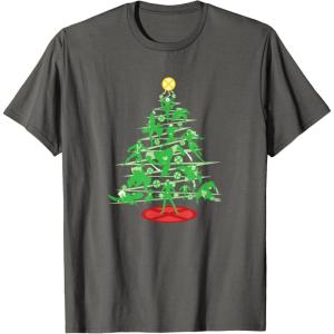 imageMarvel XMen Mutant Christmas Tree TShirtAsphalt Grey