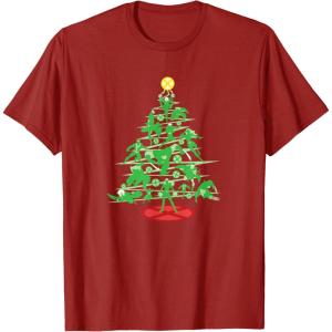 imageMarvel XMen Mutant Christmas Tree TShirtCranberry Red