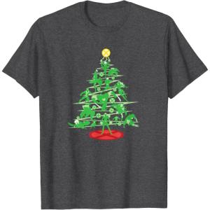 imageMarvel XMen Mutant Christmas Tree TShirtDark Heather Grey