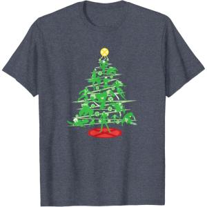 imageMarvel XMen Mutant Christmas Tree TShirtHeather Blue