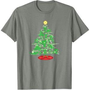 imageMarvel XMen Mutant Christmas Tree TShirtOlive Heather