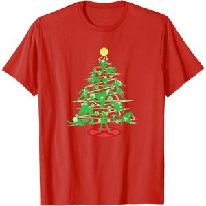 imageMarvel XMen Mutant Christmas Tree TShirtRed
