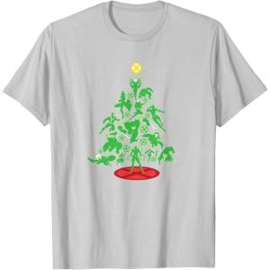 imageMarvel XMen Mutant Christmas Tree TShirtSilver Grey