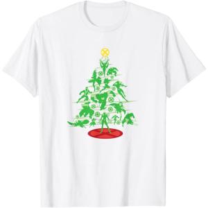 imageMarvel XMen Mutant Christmas Tree TShirtWhite