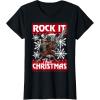 imageMarvel Guardians Of The Galaxy Rocket Rock It This Christmas TShirtBlack