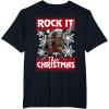 imageMarvel Guardians Of The Galaxy Rocket Rock It This Christmas TShirtBlack