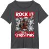 imageMarvel Guardians Of The Galaxy Rocket Rock It This Christmas TShirtDark Heather Grey