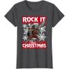 imageMarvel Guardians Of The Galaxy Rocket Rock It This Christmas TShirtDark Heather Grey