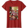 imageMarvel Gwenpool ampamp Deadpool Family Christmas Holiday TShirtCranberry Red