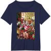 imageMarvel Gwenpool ampamp Deadpool Family Christmas Holiday TShirtNavy Blue