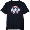 imageThe Falcon and the Winter Soldier Captain America Star Icon TShirtBlack