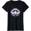 imageThe Falcon and the Winter Soldier Captain America Star Icon TShirtBlack
