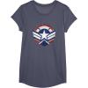 imageThe Falcon and the Winter Soldier Captain America Star Icon TShirtHeather Blue