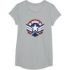 imageThe Falcon and the Winter Soldier Captain America Star Icon TShirtHeather Grey