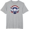 imageThe Falcon and the Winter Soldier Captain America Star Icon TShirtHeather Grey