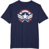 imageThe Falcon and the Winter Soldier Captain America Star Icon TShirtNavy Blue