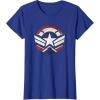 imageThe Falcon and the Winter Soldier Captain America Star Icon TShirtRoyal Blue