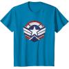 imageThe Falcon and the Winter Soldier Captain America Star Icon TShirtSapphire Blue