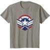 imageThe Falcon and the Winter Soldier Captain America Star Icon TShirtSlate Grey