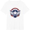 imageThe Falcon and the Winter Soldier Captain America Star Icon TShirtWhite
