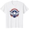 imageThe Falcon and the Winter Soldier Captain America Star Icon TShirtWhite