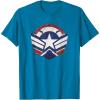 imageThe Falcon and the Winter Soldier Captain America Star Icon TShirtSapphire Blue
