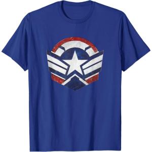 imageThe Falcon and the Winter Soldier Captain America Star Icon TShirtRoyal Blue