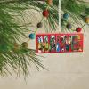 imageHallmark Marvel Comics Heroes and Villains Logo Resin Christmas OrnamentHeroes  Villains