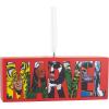 imageHallmark Marvel Comics Heroes and Villains Logo Resin Christmas OrnamentHeroes  Villains