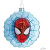 imageHallmark Marvel SpiderMan Face on Web Christmas Ornament MetalSpiderMan Glass