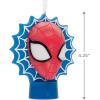 imageHallmark Marvel SpiderMan Face on Web Christmas Ornament MetalSpiderMan with Lights